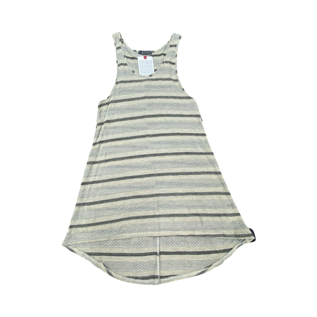 Top Sleeveless By Allison Joy In Black & Cream, Size:L