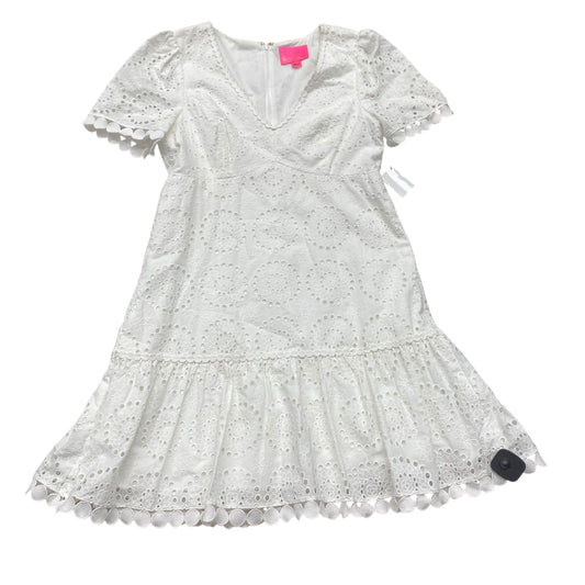 Dress Designer By Lilly Pulitzer In White, Size:10