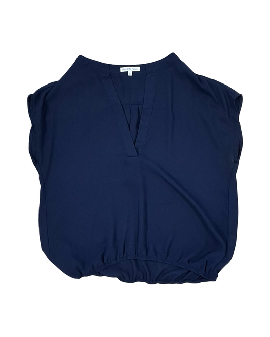 Top Sleeveless By Charlotte Russe In Blue, Size:L