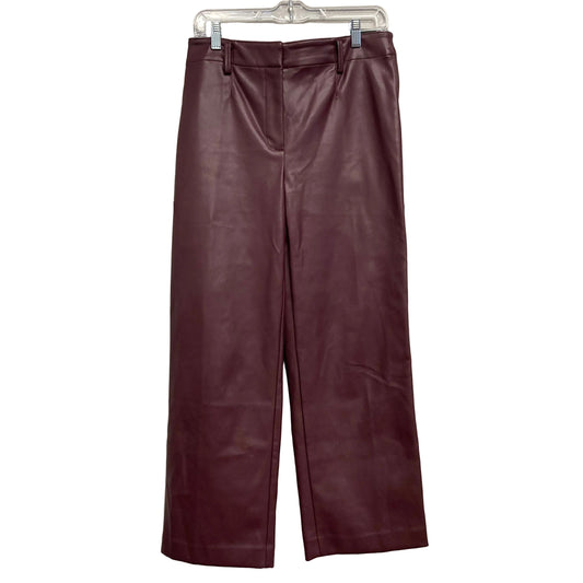 Pants Dress By Ann Taylor In Maroon, Size:4