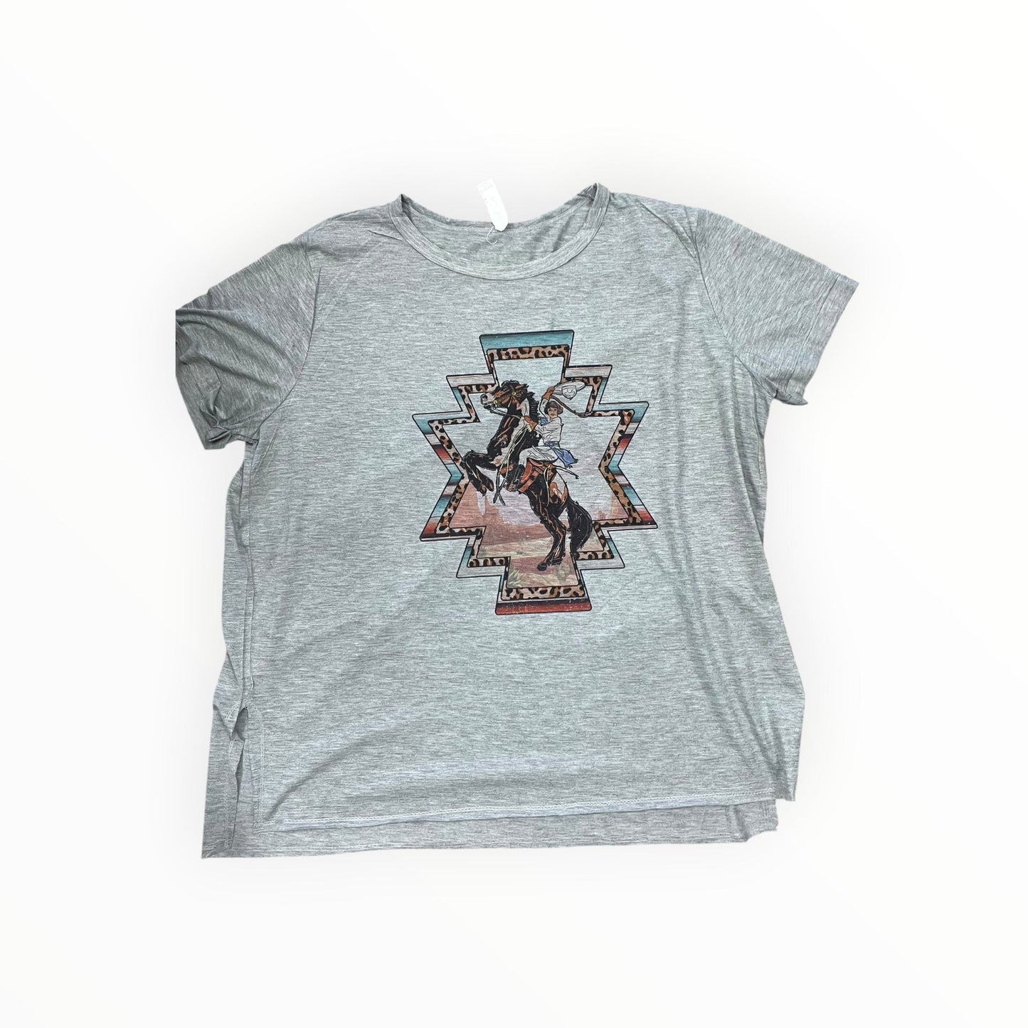 Top Ss By Clothes Mentor In Grey, Size:2X