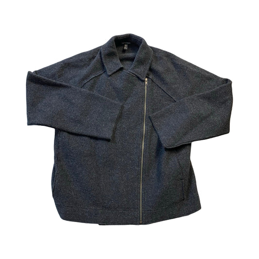 Blazer Designer By Eileen Fisher In Grey, Size:L