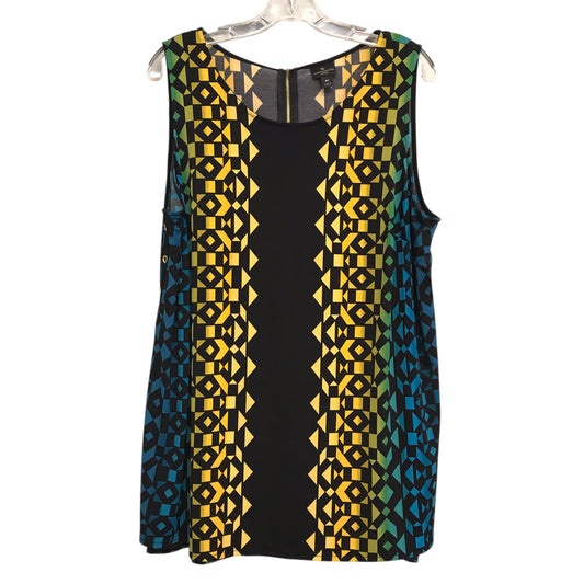 Top Sleeveless By Worthington In Multi, Size:Xl