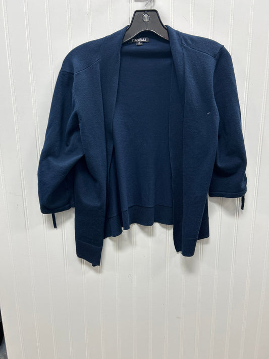 Blouse Ls By Roz And Ali In Navy, Size:M