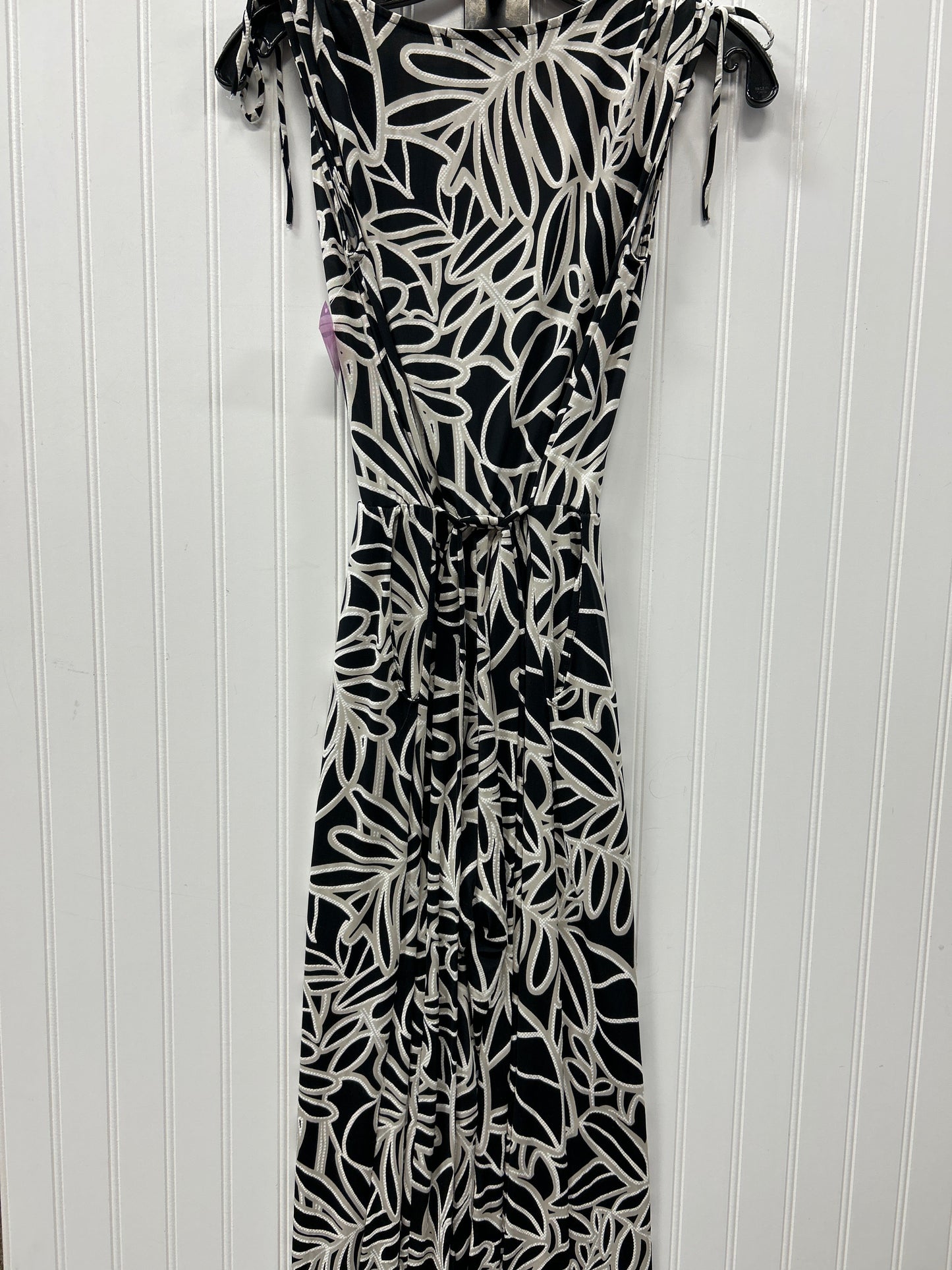 Jumpsuit By Ariella In Black & Cream, Size:S