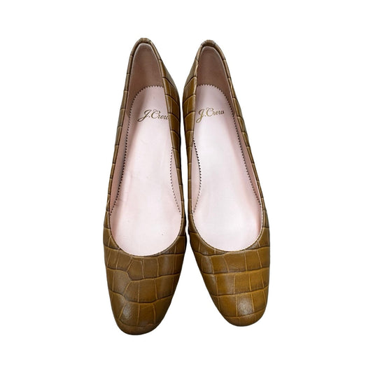 Shoes Heels Block By J. Crew In Brown, Size:5.5