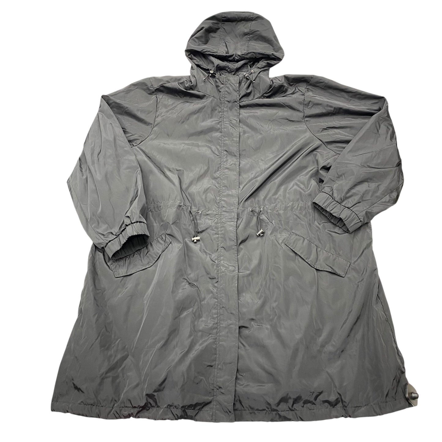 Jacket Windbreaker By Torrid In Black, Size:4X