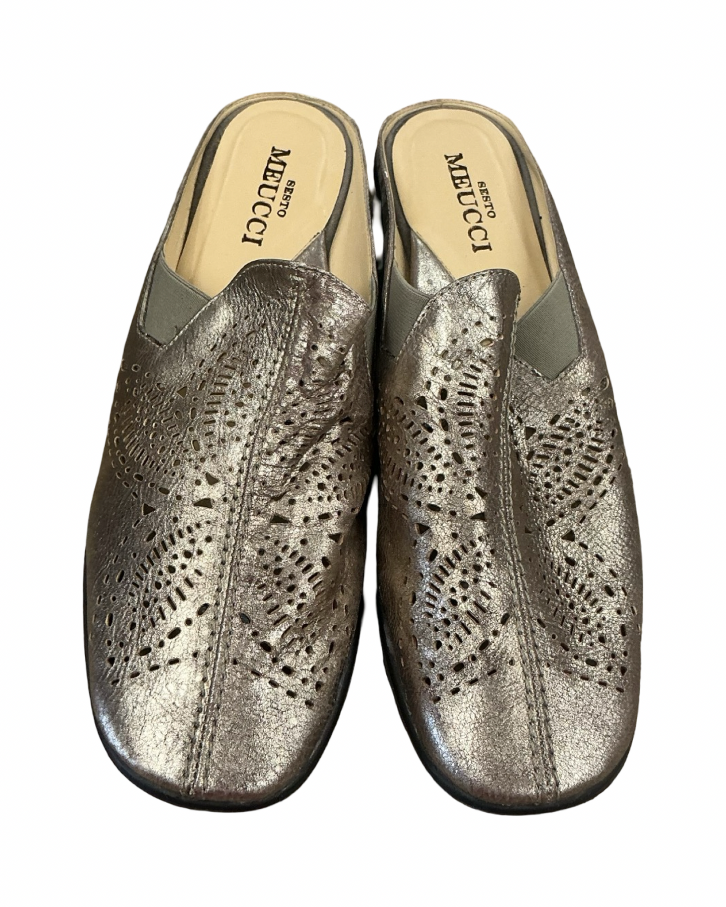 Shoes Flats By Sesto Meucci In Gold, Size:10