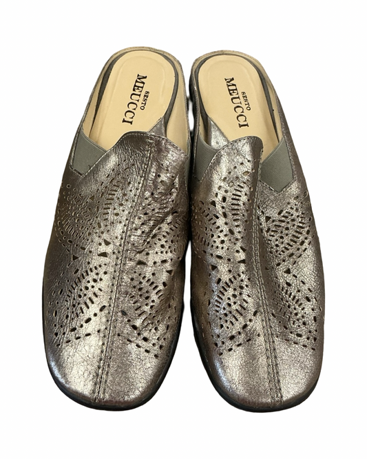 Shoes Flats By Sesto Meucci In Gold, Size:10