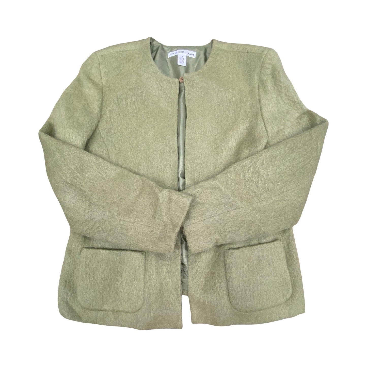 Blazer By Josephine Chaus In Green, Size:L