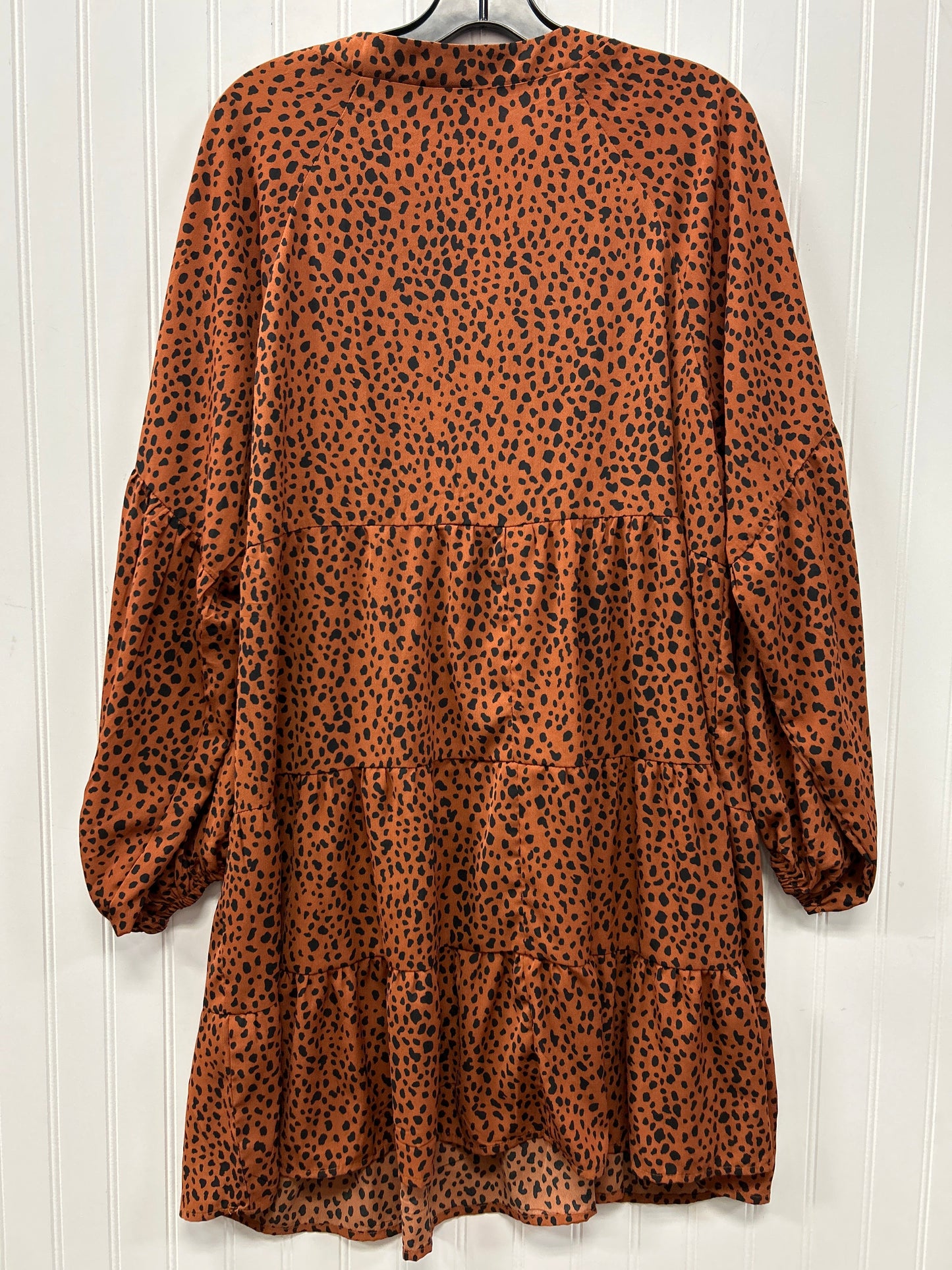 Dress Casual Midi By Cmc In Animal Print, Size:Xl