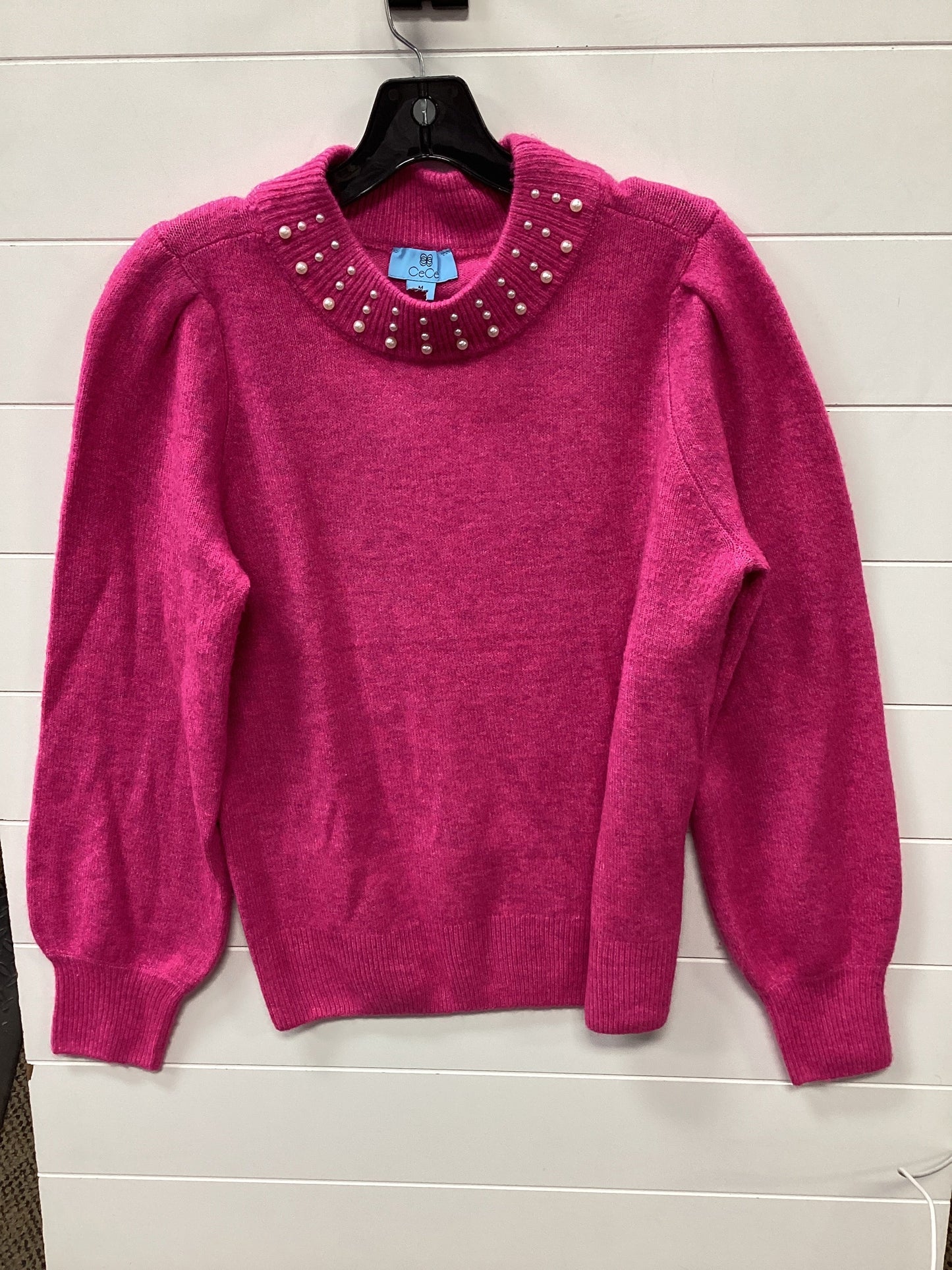Sweater By Cece In Pink, Size:M