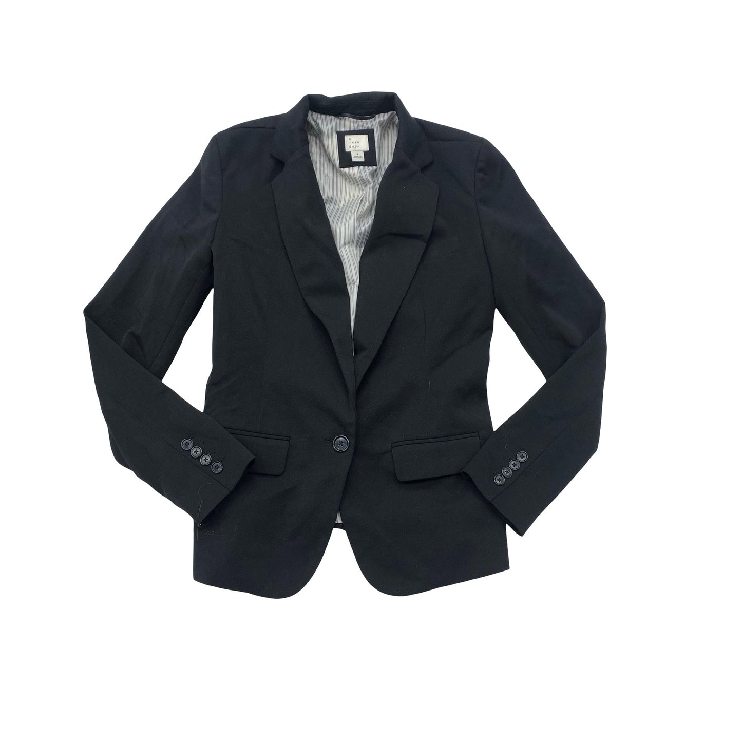 Blazer By A New Day In Black, Size:2