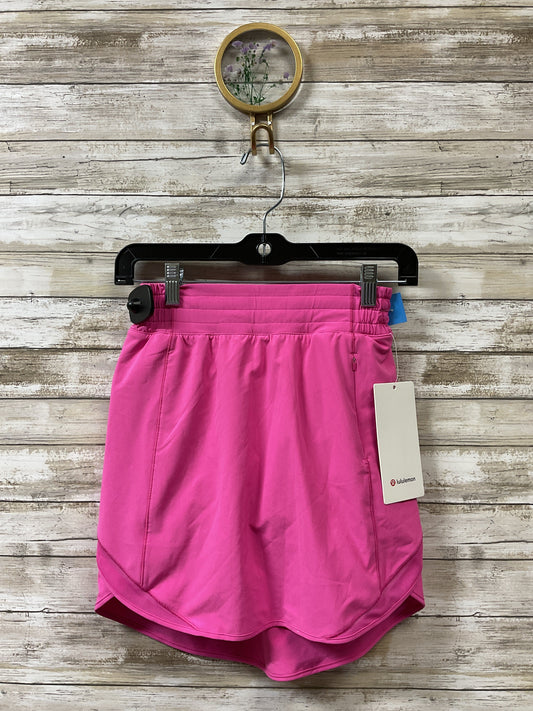 Athletic Skirt By Lululemon In Pink, Size:2