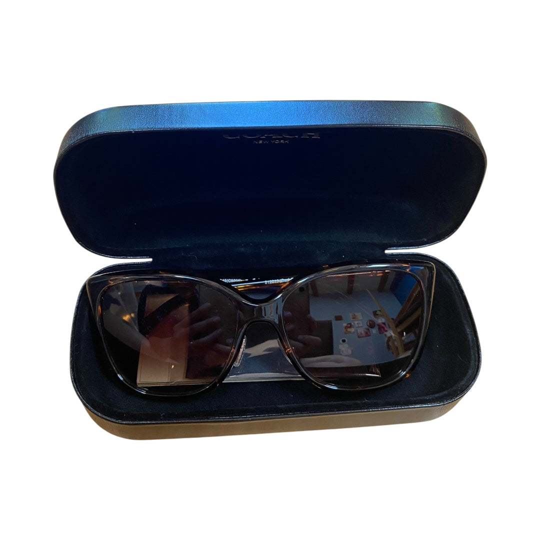 Sunglasses Designer By Coach In Tortoise Shell Print