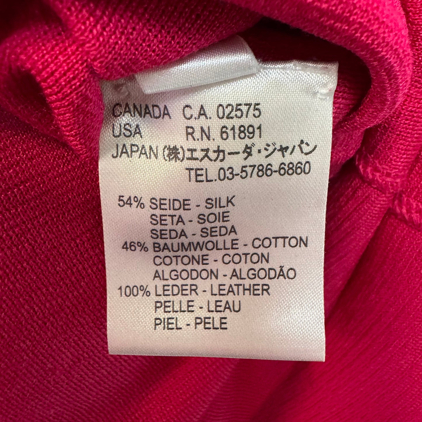 Sweater Designer By Escada In Pink, Size: M (40 EU)
