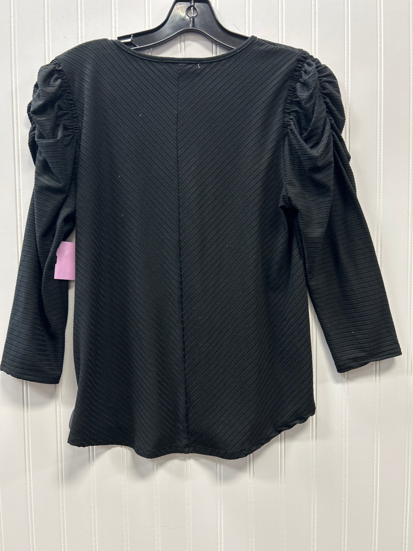 Top Ls By Green Envelope In Black, Size:S