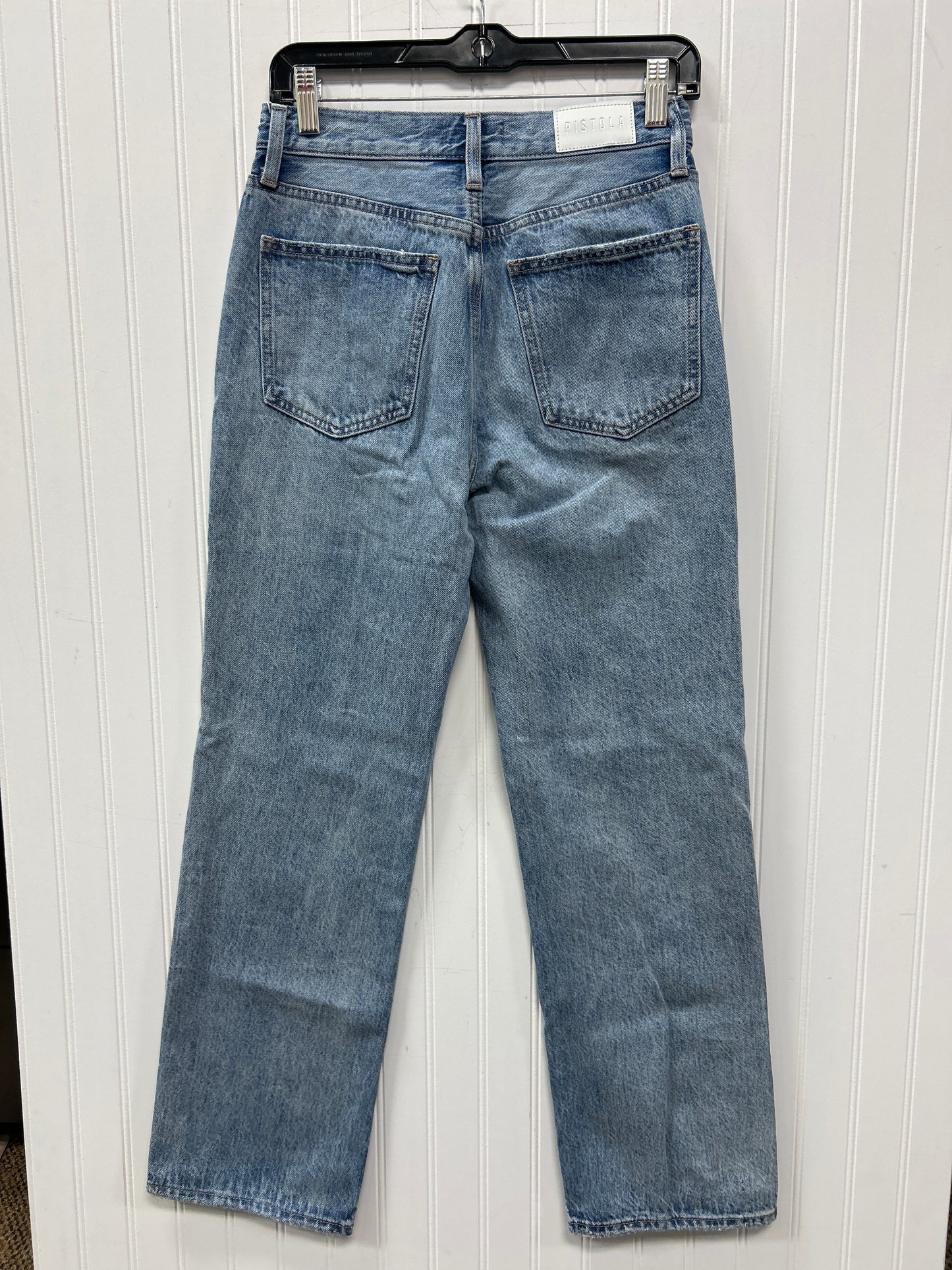 Jeans Straight By Pistola In Blue Denim, Size:4P