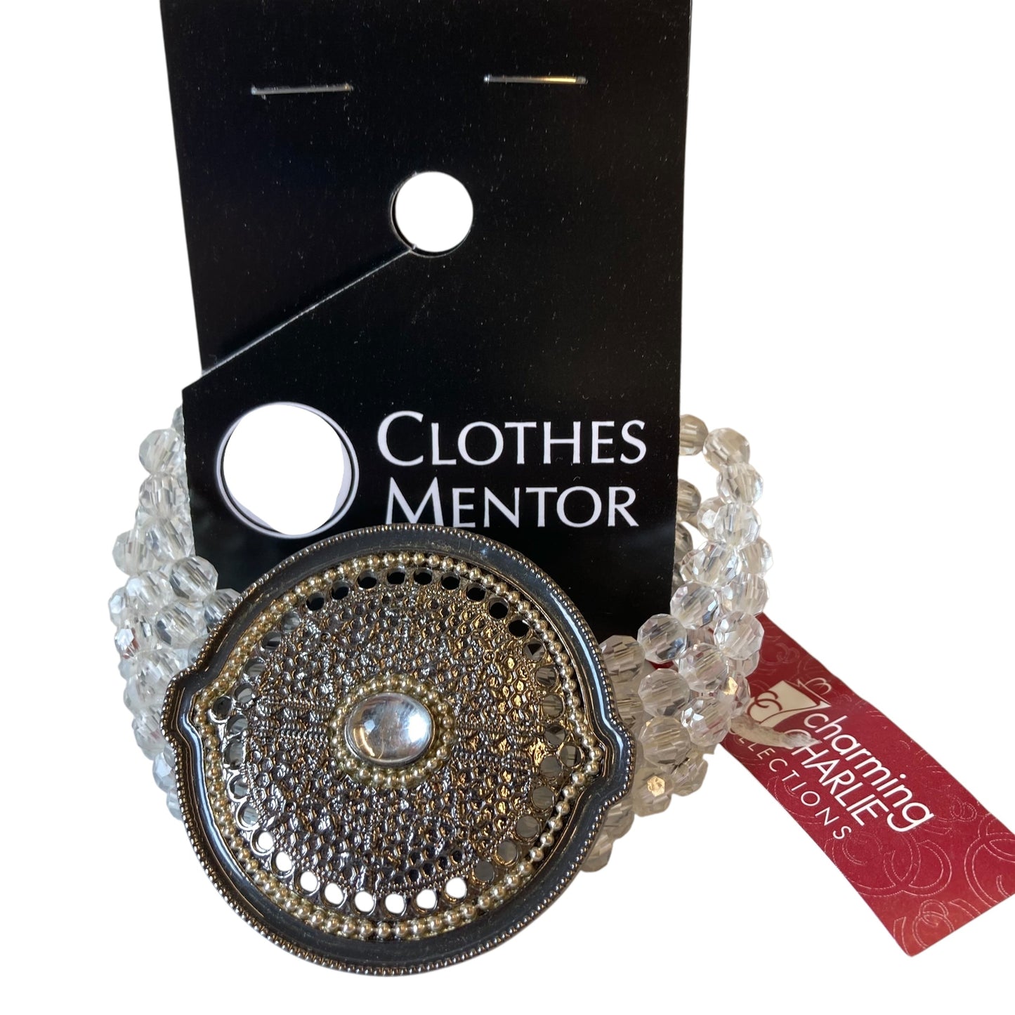 Bracelet Beaded By Charming Charlie In Clear