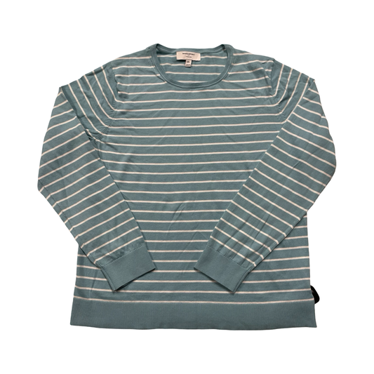 Sweater By Banana Republic In Blue & White, Size:Xl