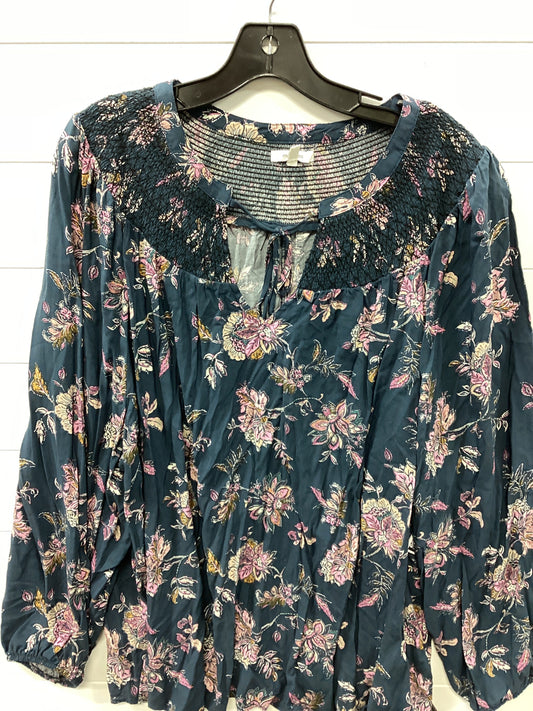Top Ls By Maurices In Navy, Size:4X