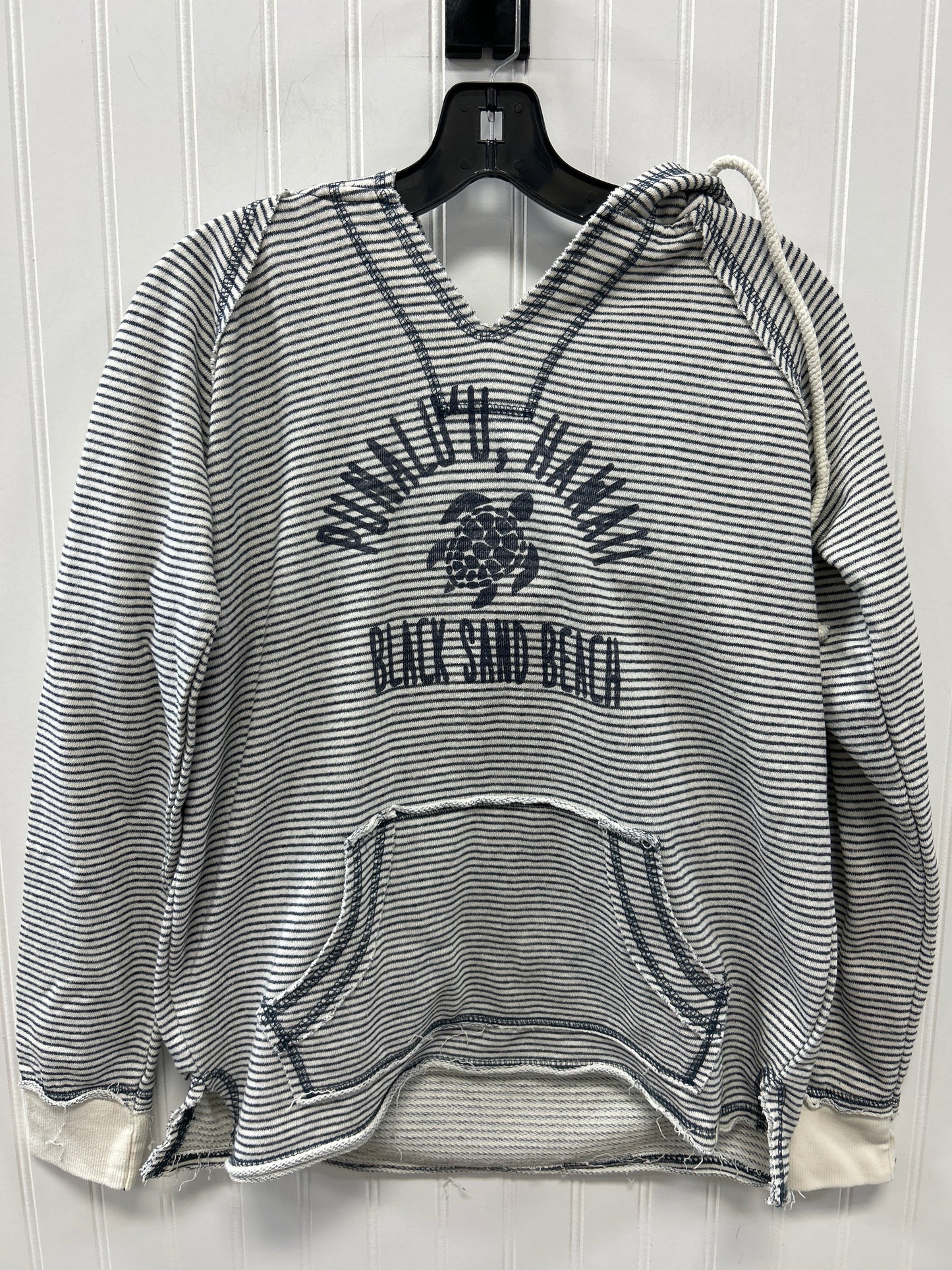 Sweatshirt Hoodie By Blue 84 In Blue & White, Size:M