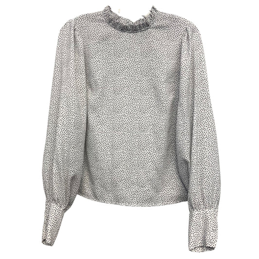 Top Ls By Maison Damelie In Polkadot Pattern, Size:M