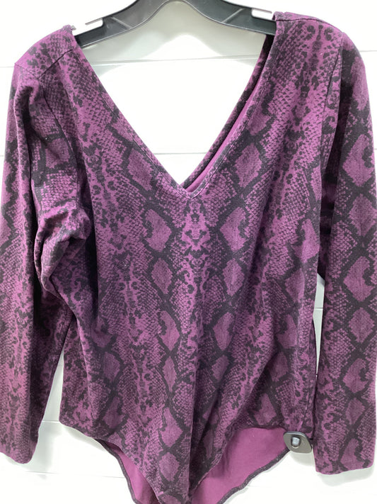 Bodysuit By Torrid In Purple, Size:2X
