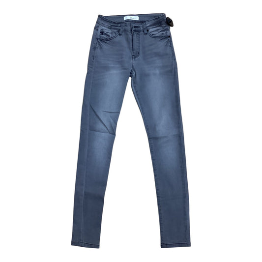 Jeans Skinny By Kancan In Grey Denim, Size:4