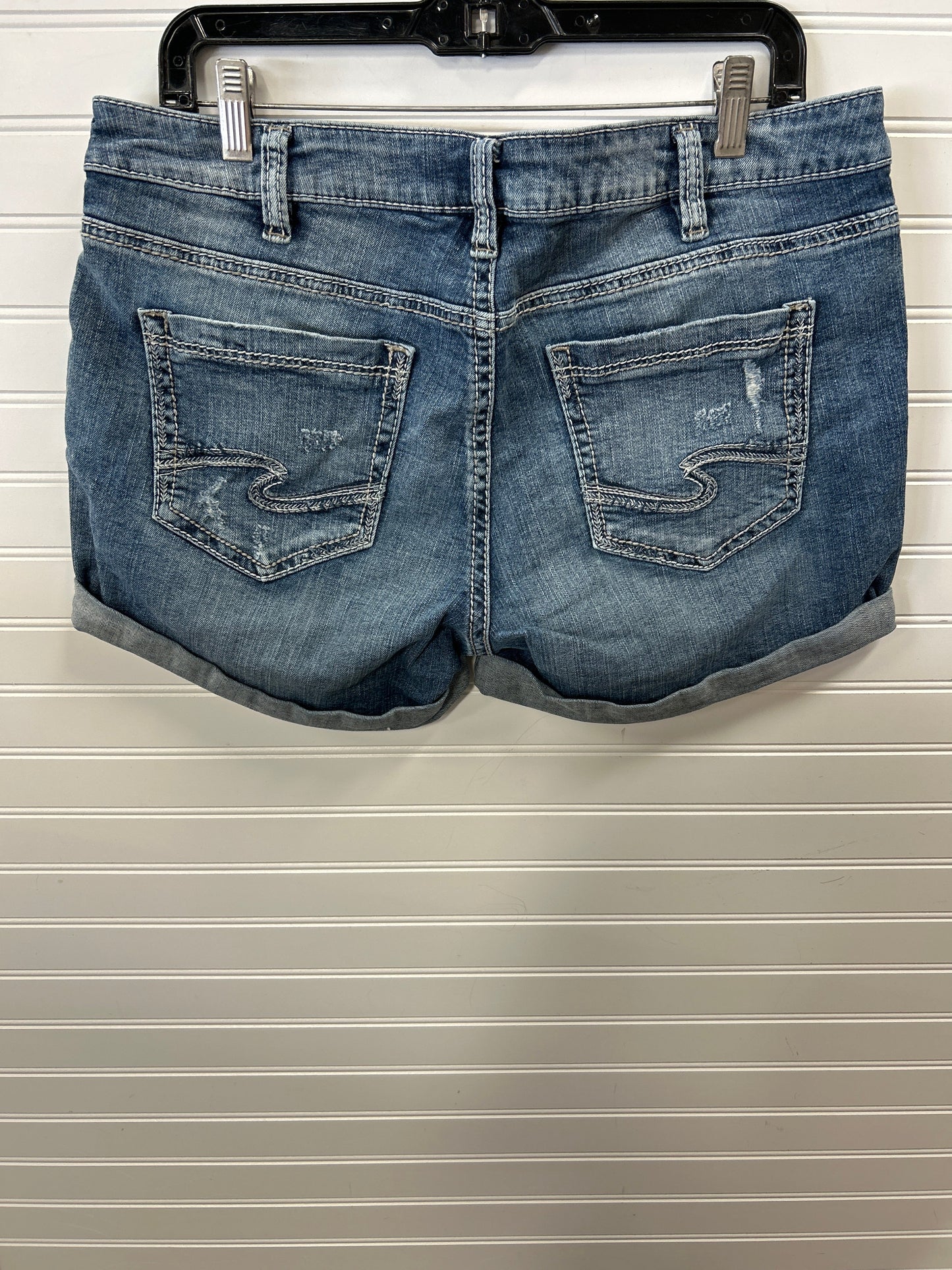 Shorts By Silver In Blue Denim, Size:14