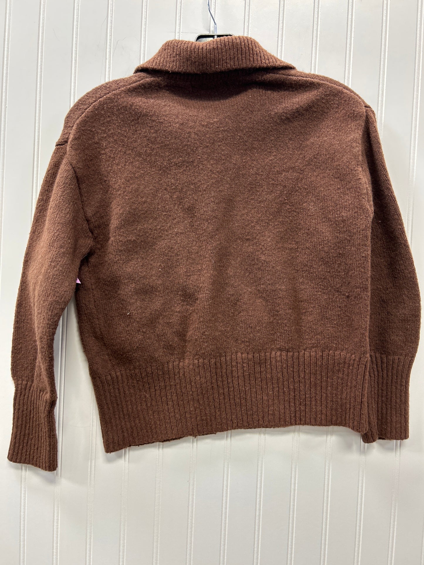 Sweater Cardigan By Banana Republic In Brown, Size:Xs