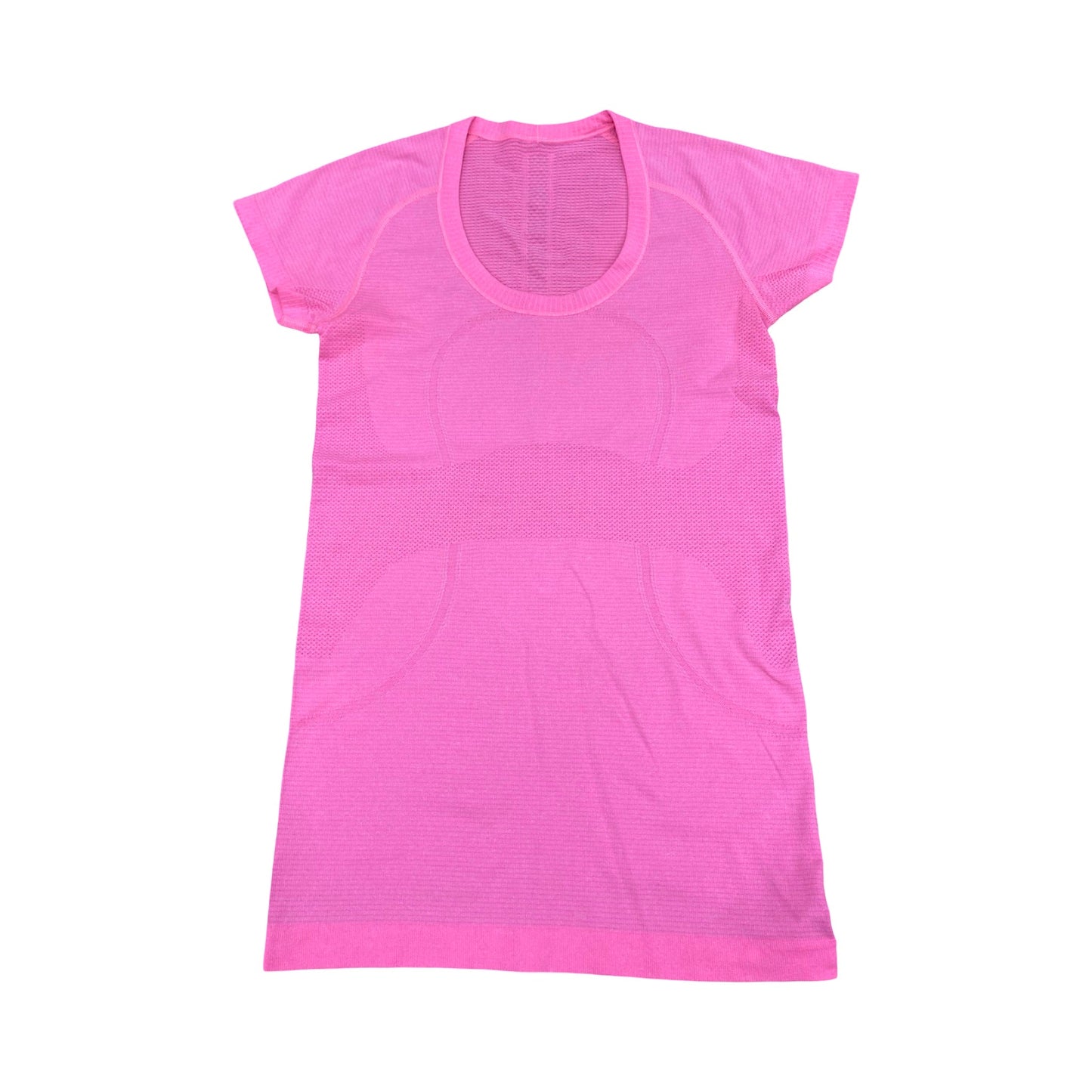 Athletic Top Ss By Lululemon In Pink, Size:6