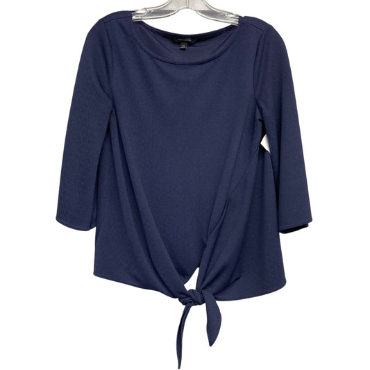 Top Ls By Banana Republic In Navy, Size:Xs