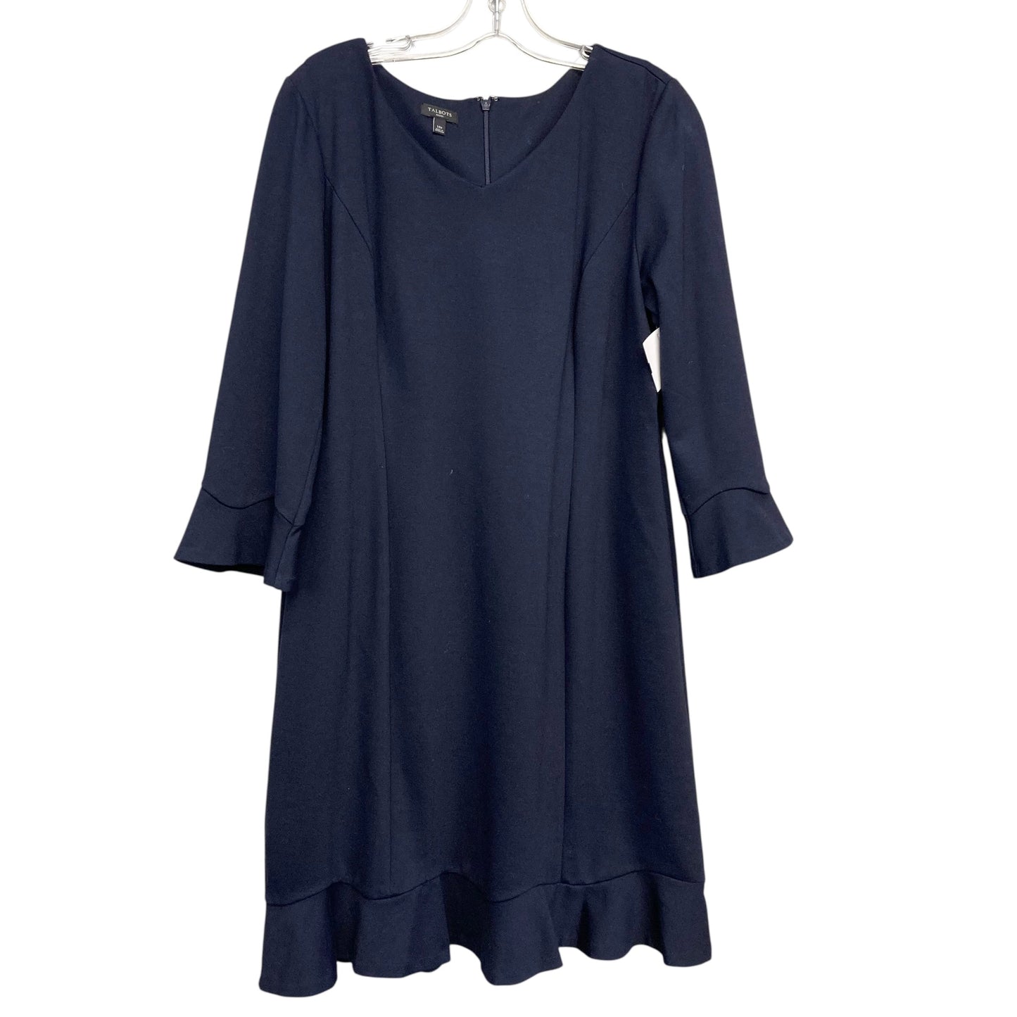 Dress Work By Talbots In Navy, Size:Mp