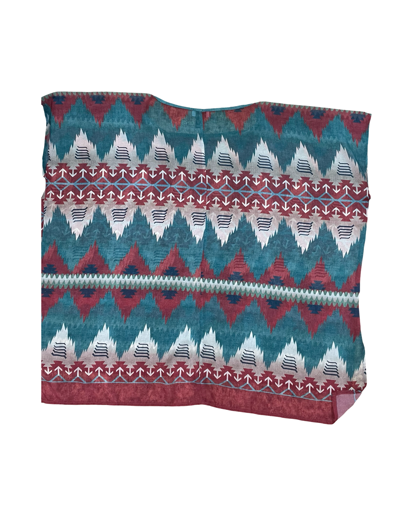 Top Sleeveless By Clothes Mentor In Blue & Red, Size:Osfm