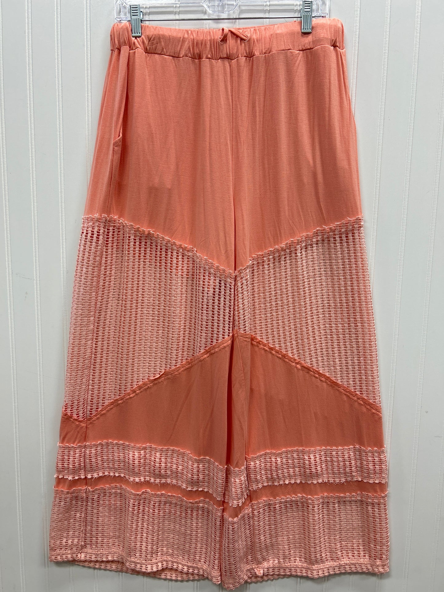 Pants Linen By Pol In Coral, Size:L