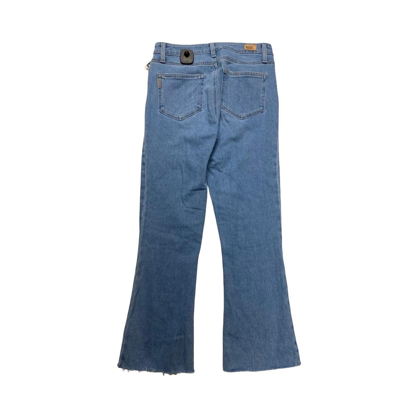 Jeans Boot Cut By Paige In Blue Denim, Size:4