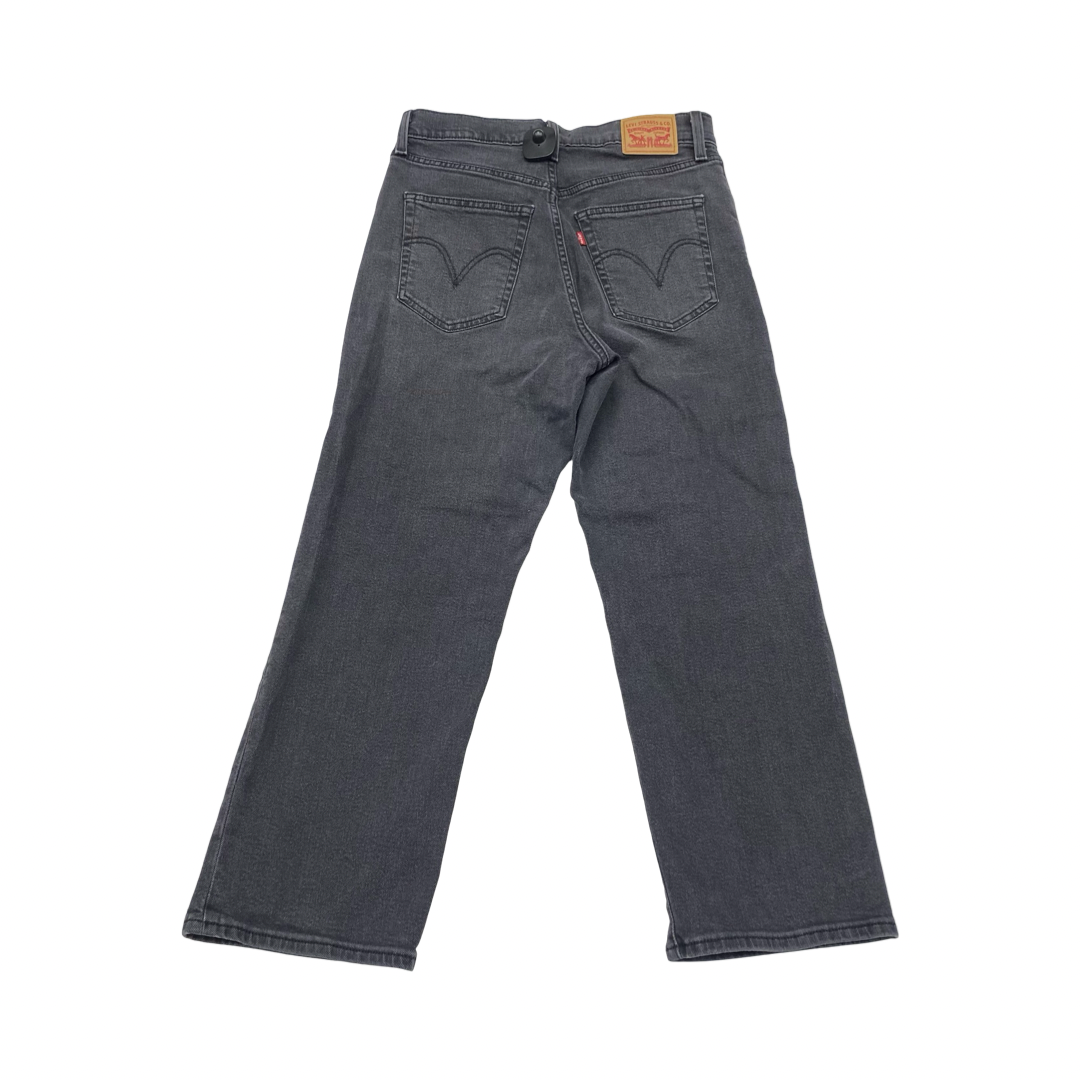 Jeans Straight By Levis In Black, Size:10