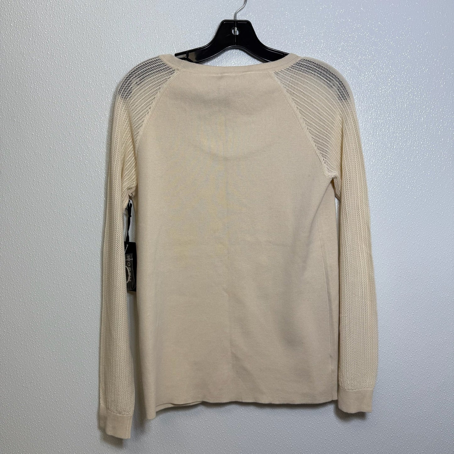Top Long Sleeve By Worth Ny In Cream, Size: M