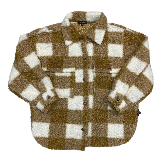 Jacket Faux Fur & Sherpa By Blu Pepper In Multi, Size:S