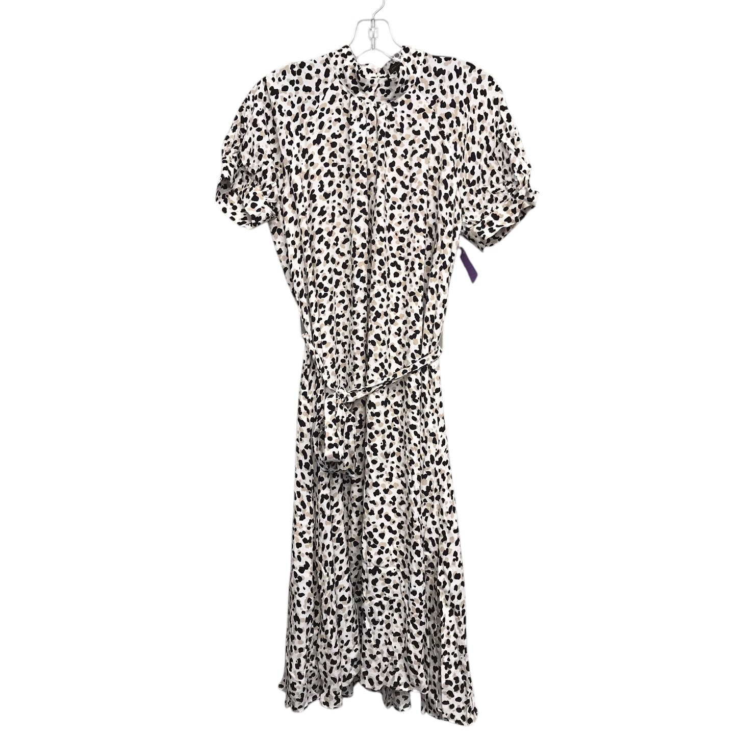 Dress Casual Midi By Ann Taylor In Animal Print, Size:S
