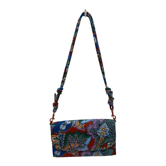 Handbag By Vera Bradley In Blue & Orange, Size:Small