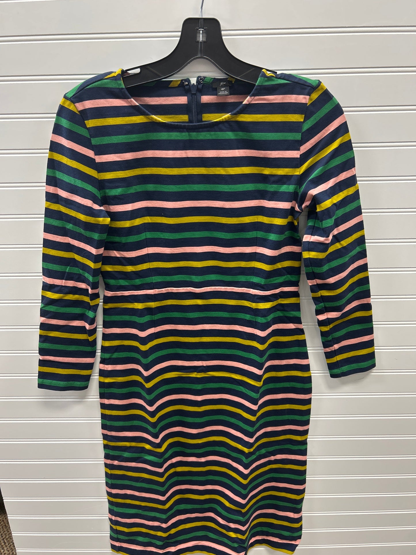 Dress Casual Midi By J. Crew In Multi, Size:S