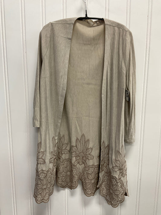 Cardigan By Soft Surroundings In Tan, Size:M