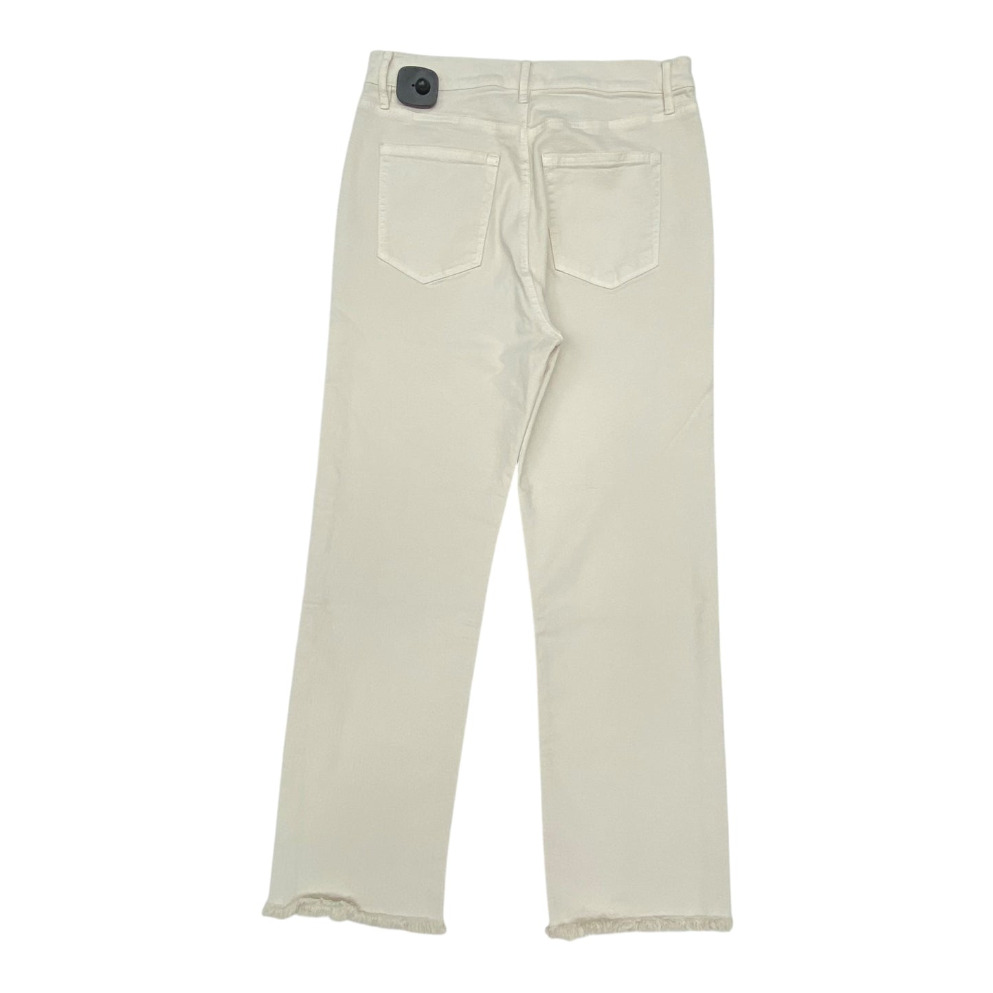 Jeans Straight By Loft In Cream, Size:4