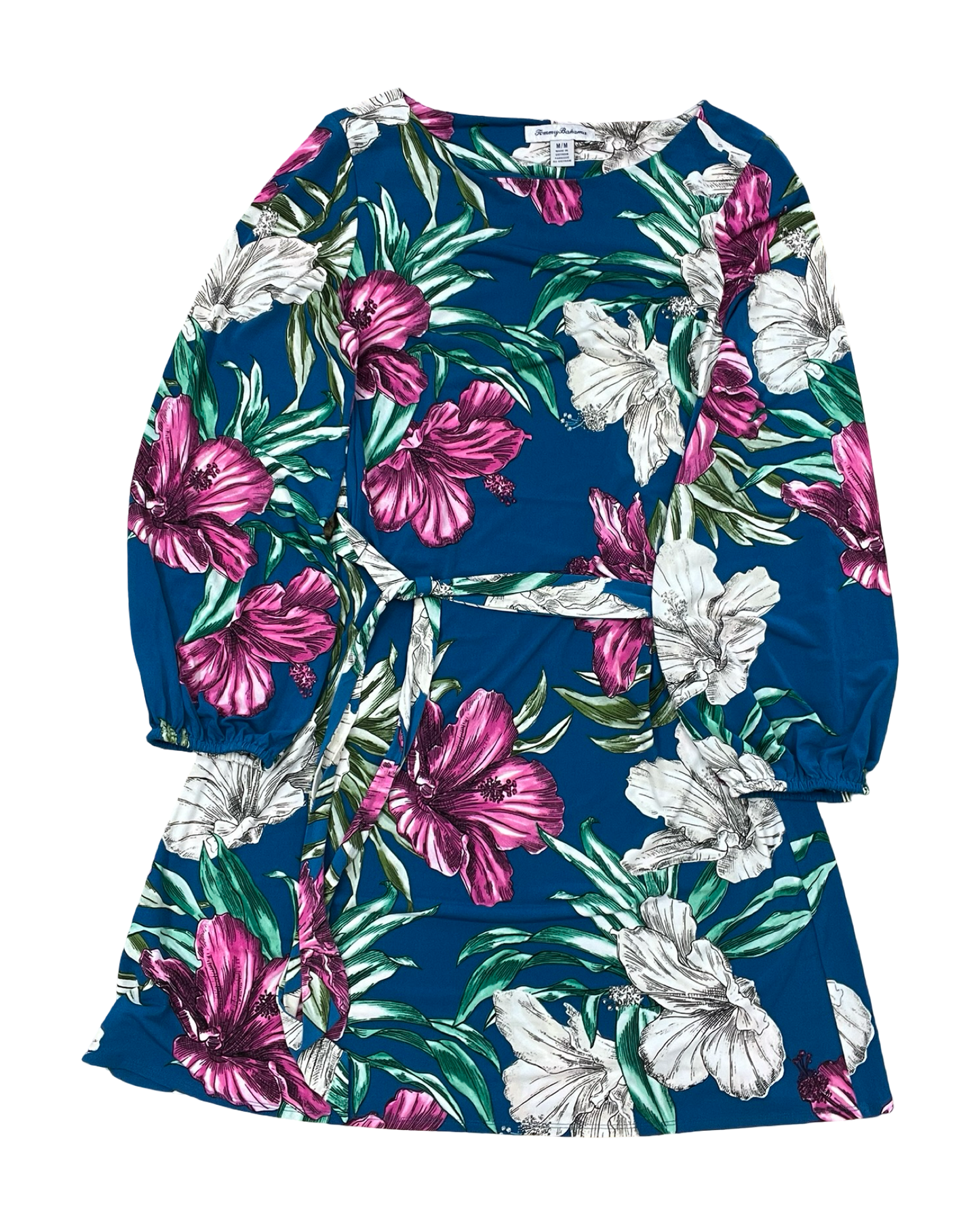 Dress Work By Tommy Bahama In Blue, Size:M