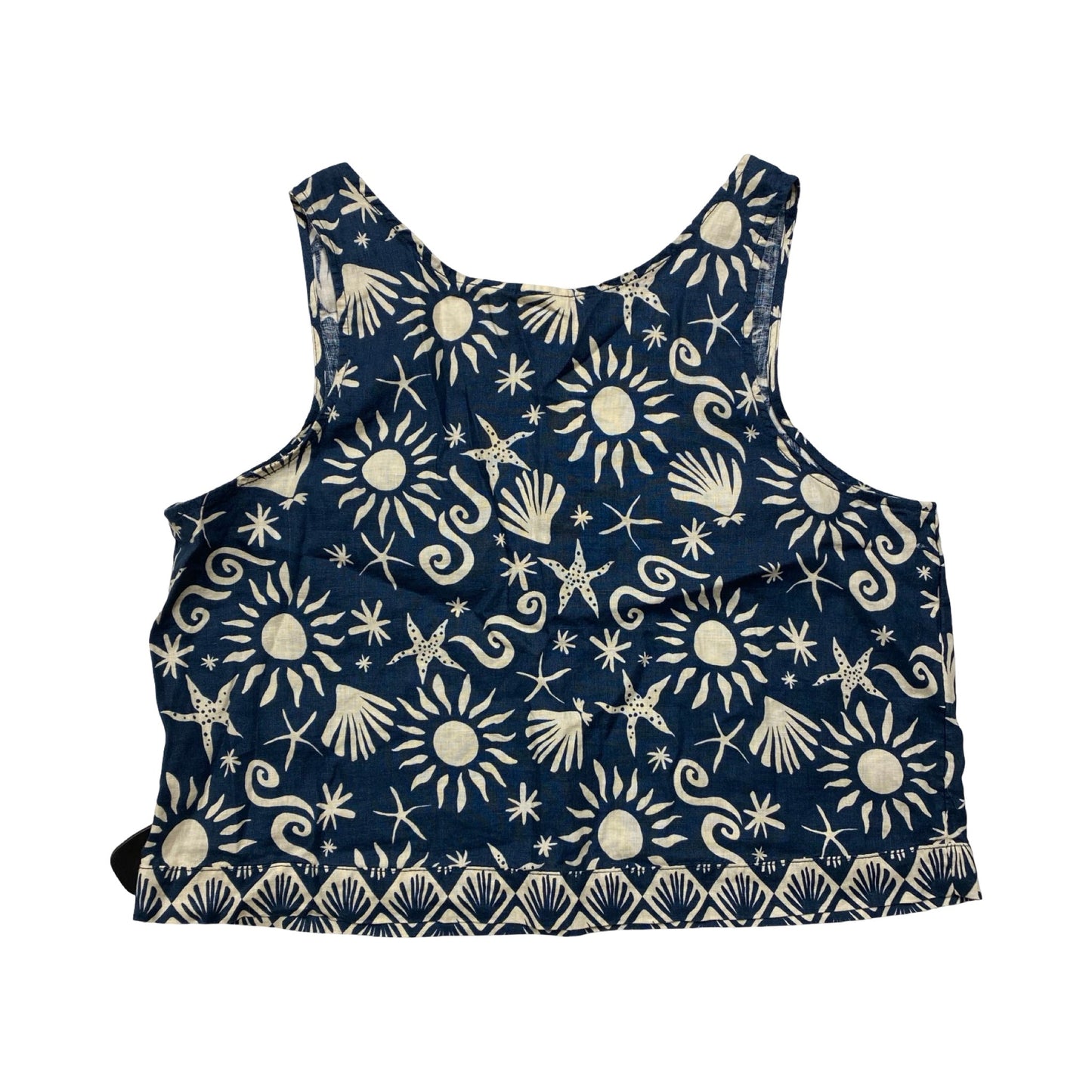 Top Sleeveless By C And C In Blue, Size:Xlp