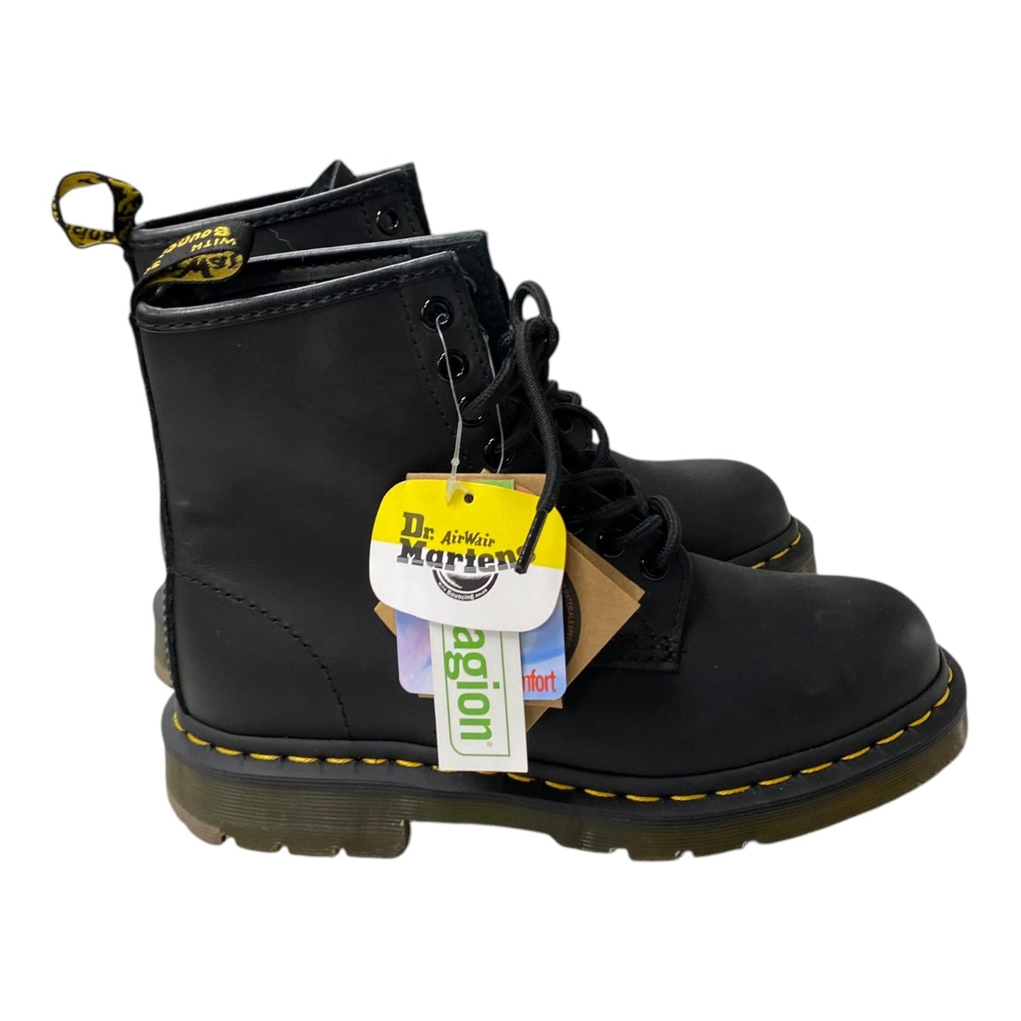 Boots Combat By Dr Martens In Black, Size:7