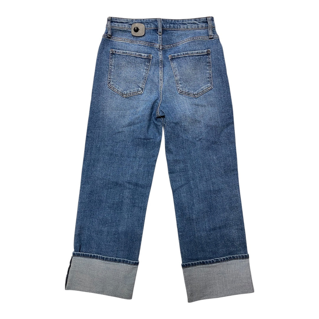 Jeans Straight By Kut In Blue Denim, Size:2