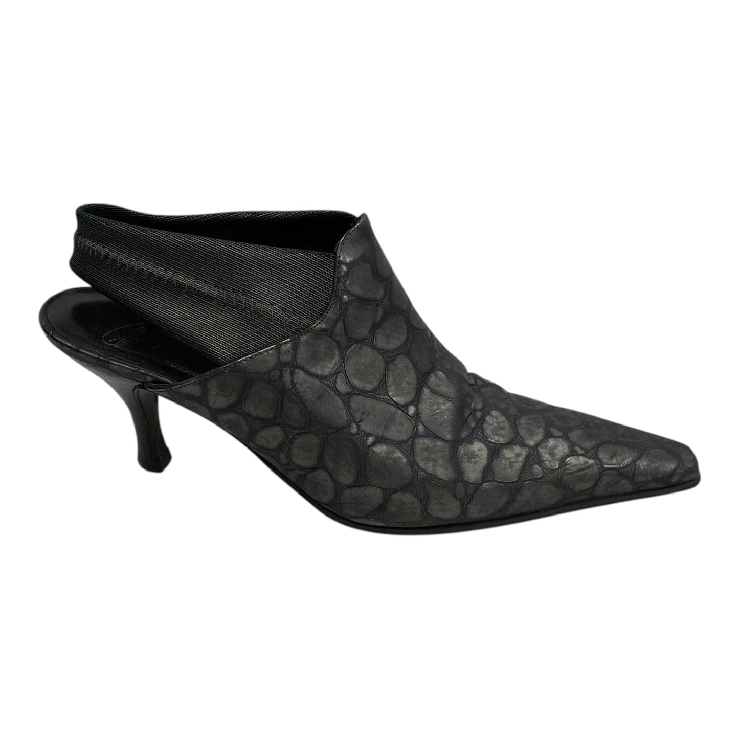 Shoes Heels Kitten By Donald Pliner In Silver, Size:7